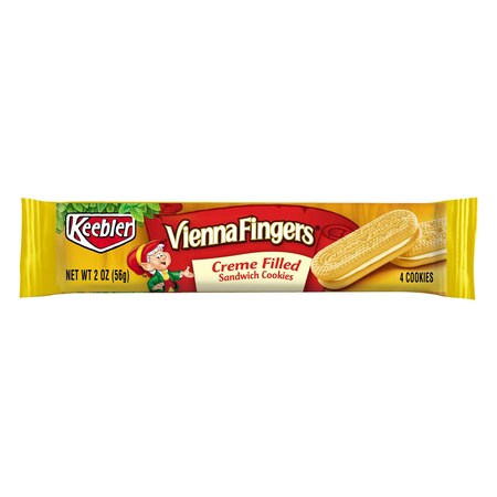 Keebler Keebler Vienna Fingers Crme Filled Sandwich Cookie, PK48 3010012306